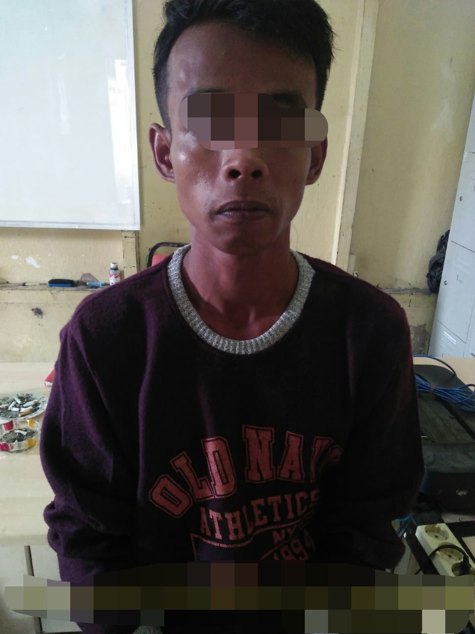 Pelaku Penggelapan Sepeda Motor Diserahkan Warga Ke Pihak Kepolisian